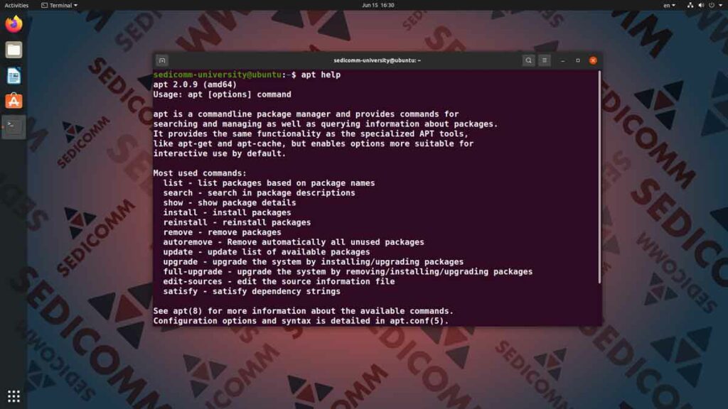 Установка и удаление программ в Ubuntu, курсы Linux индивидуальное обучение Баку