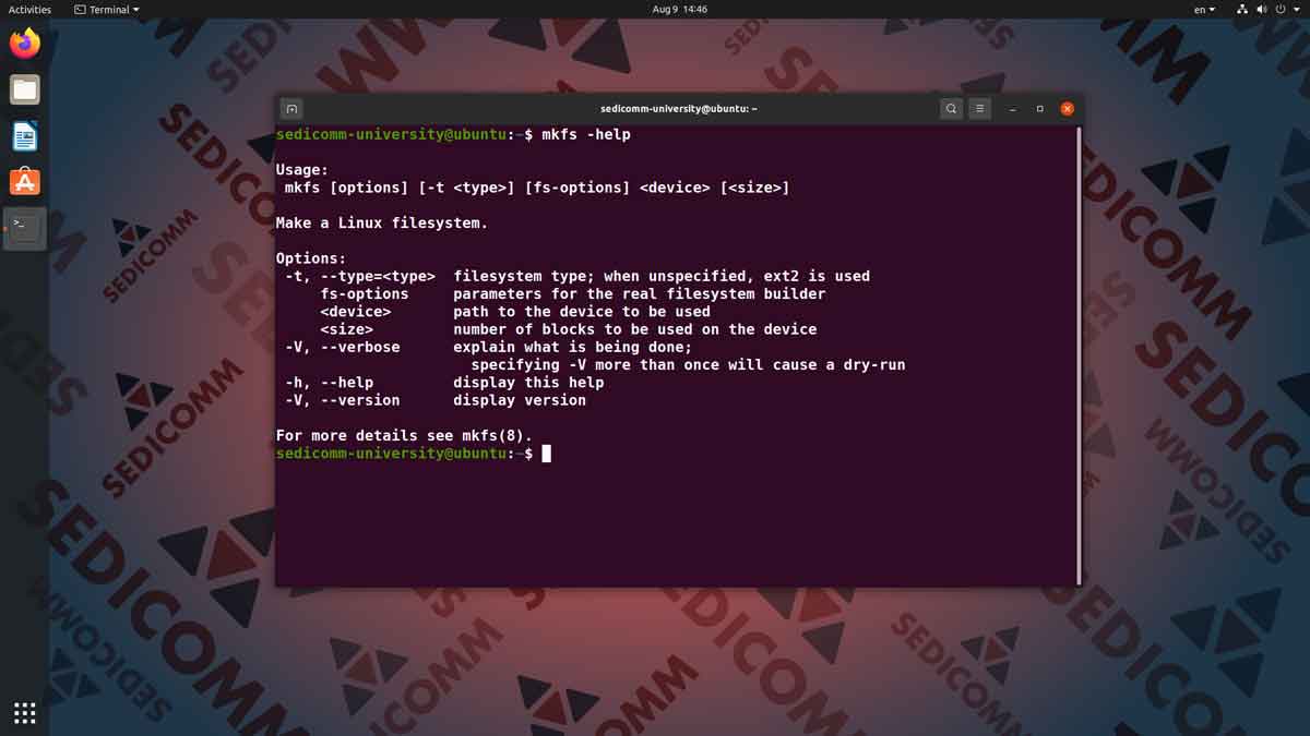 Как отформатировать раздел жесткого диска в Ubuntu, курсы Astra Linux Рига  - Сетевая Академия Cisco, Linux Professional Institute