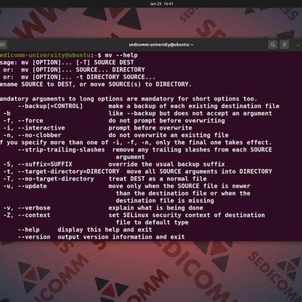 Как переместить файл в Линукс, операционная система Linux курс лекций Ташкент